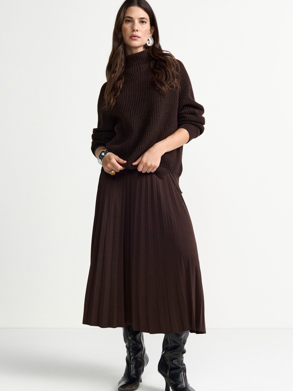 Rich & Royal Faltenrock Damen