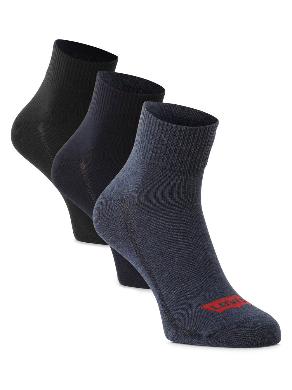 Levi's Socken im 3er-Pack Herren Baumwolle