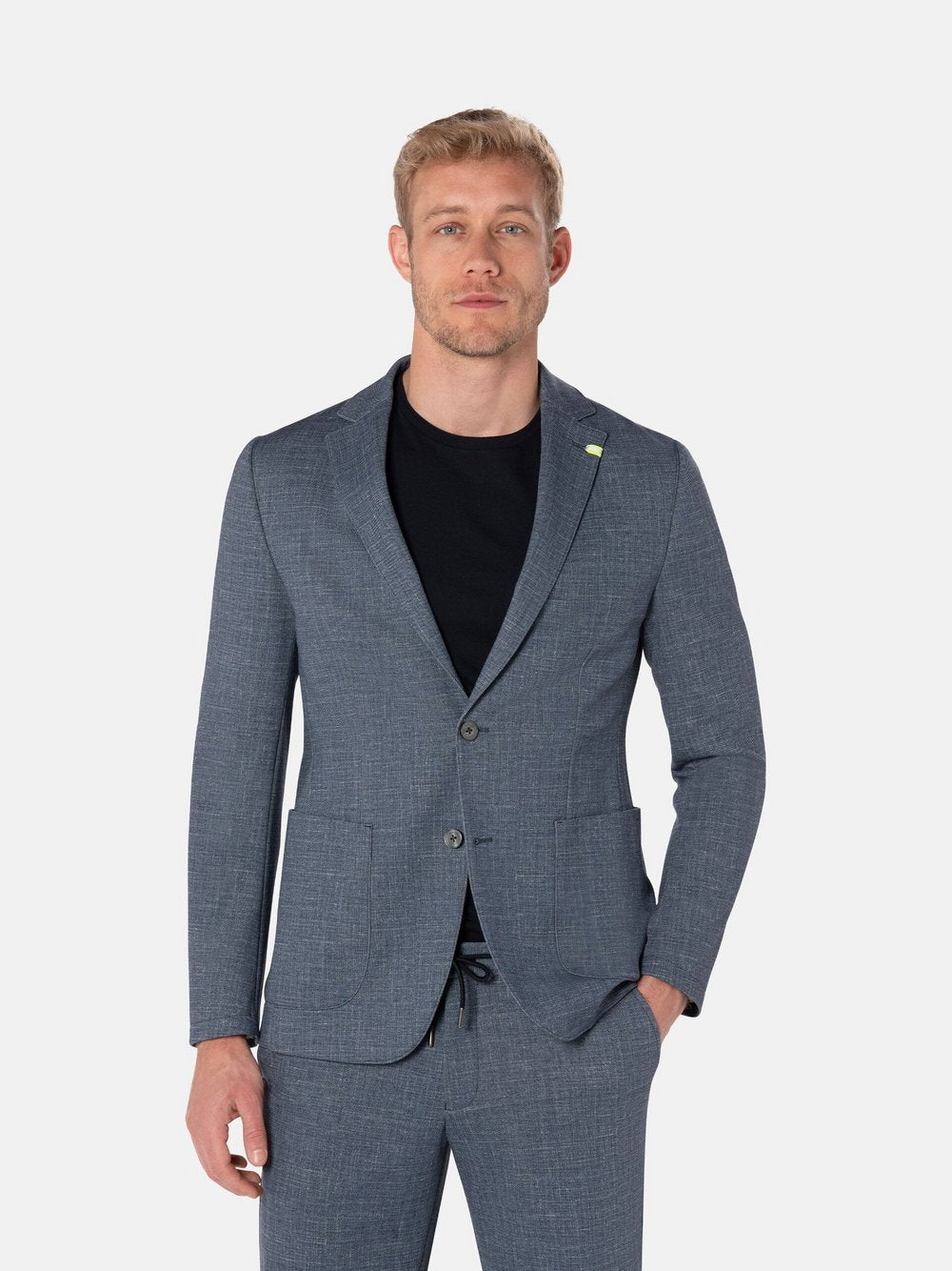 Benvenuto Sakko Herren Slim Fit meliert