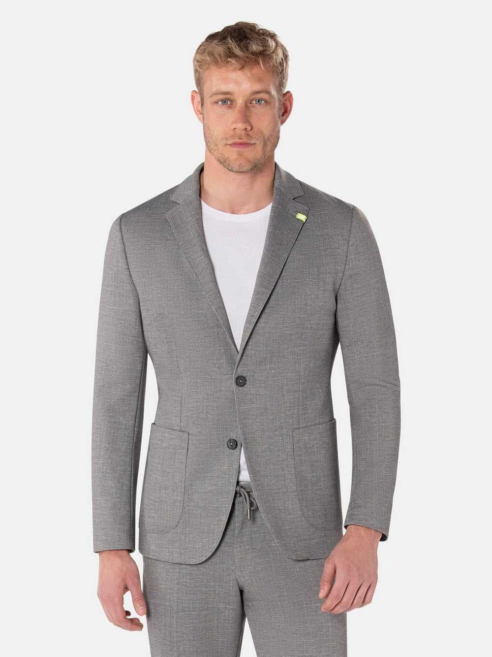 Benvenuto Sakko Herren Slim Fit meliert
