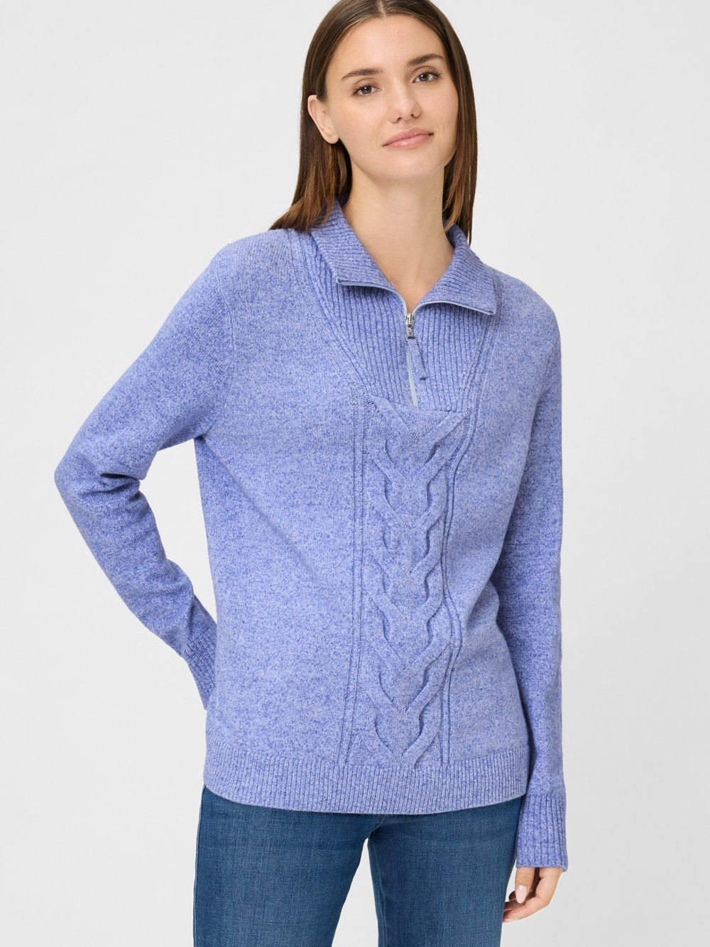 Olsen Strickpullover Damen meliert