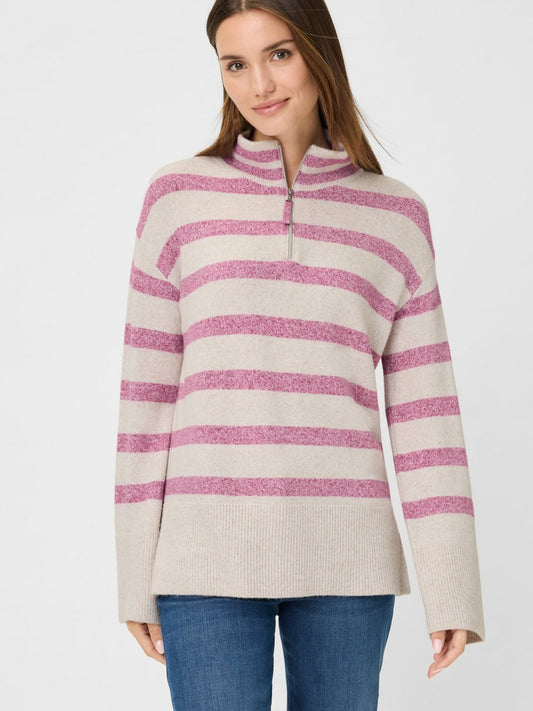 Olsen Strickpullover Damen gestreift