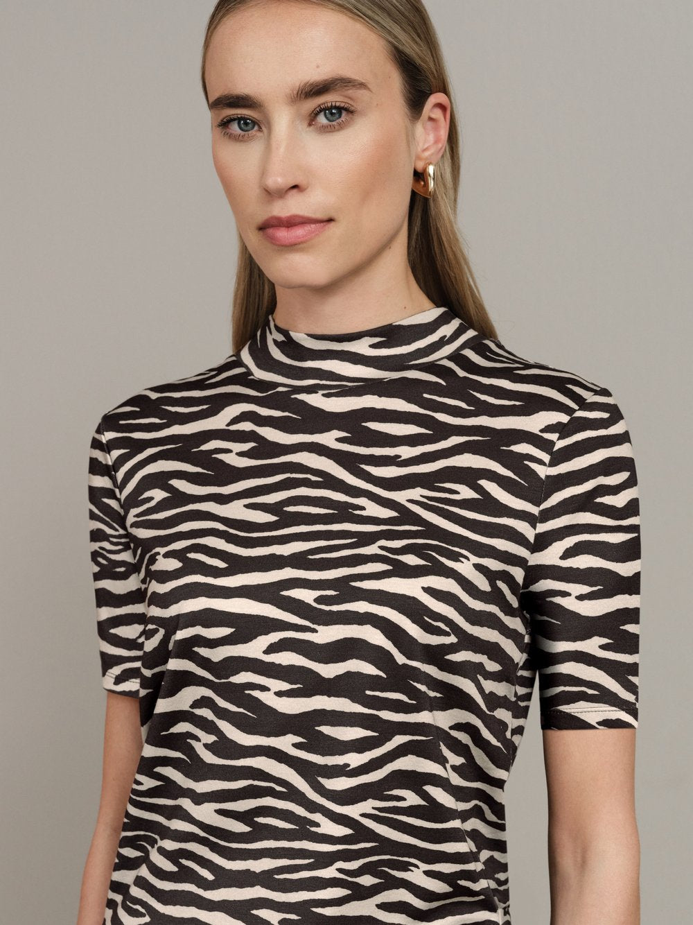 Street One T-Shirt Damen Baumwolle gemustert