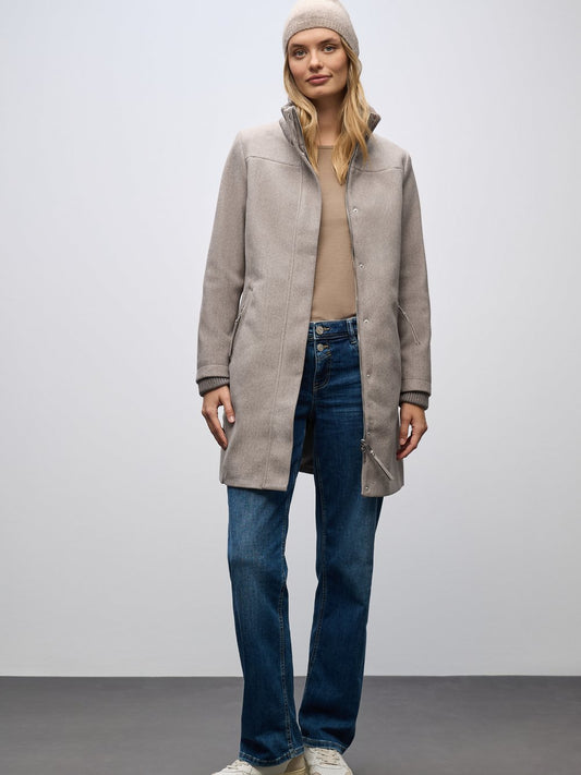 Street One Kurzmantel Damen meliert