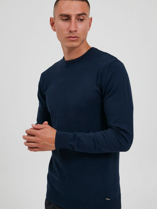 Indicode Rundhalspullover Herren Baumwolle