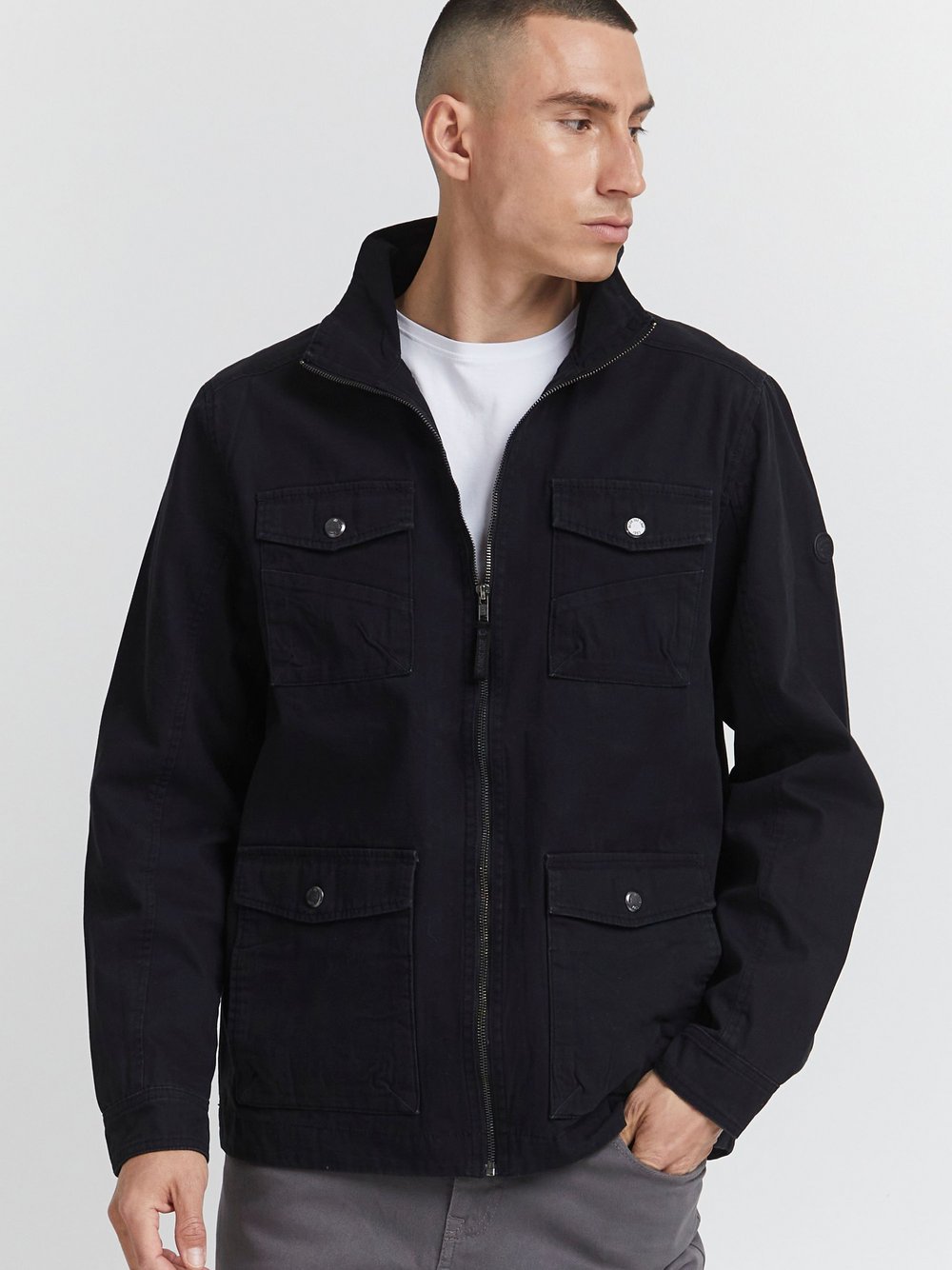Indicode Fieldjacket Herren Baumwolle