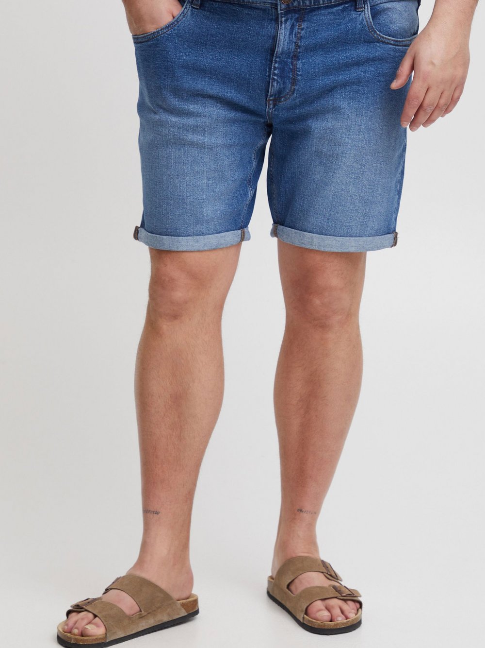 Indicode Jeansshorts Herren Baumwolle