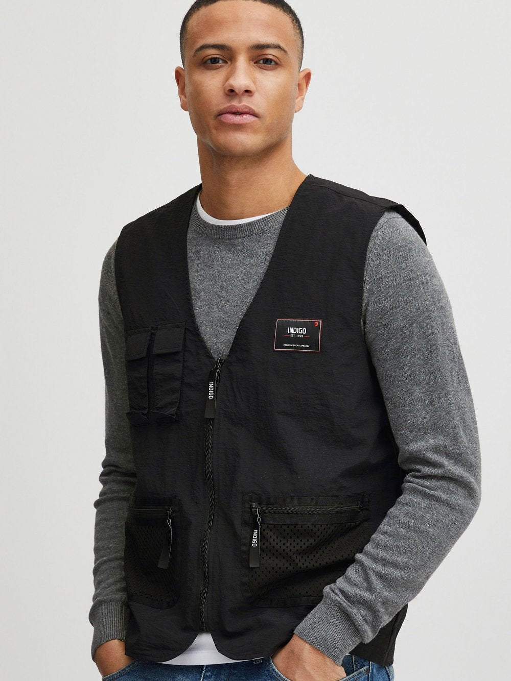 Indicode Kurzweste Herren