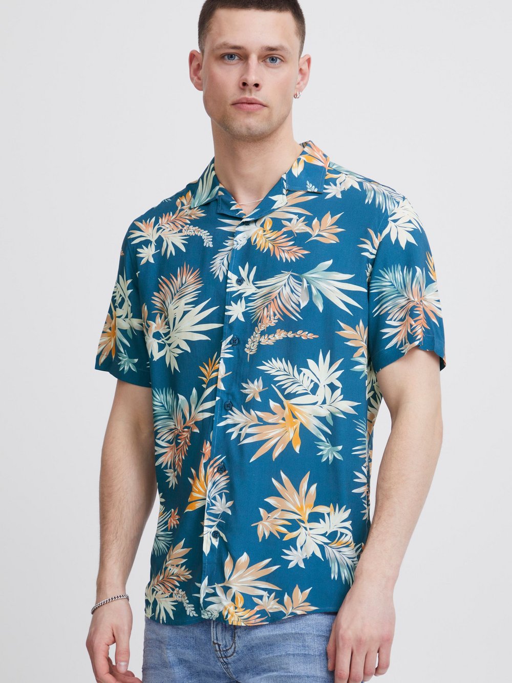 Indicode Kurzarmhemd Herren Regular Fit