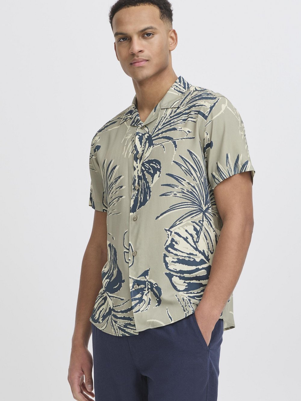 Indicode Kurzarmhemd Herren Regular Fit