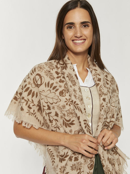 Codello Tuch Damen Wolle bedruckt