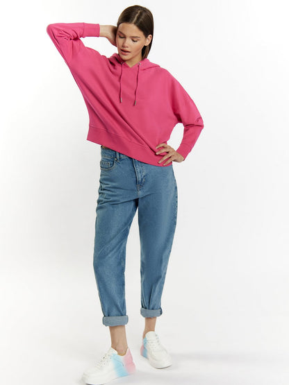 MyMo Kapuzenpullover Damen Baumwolle