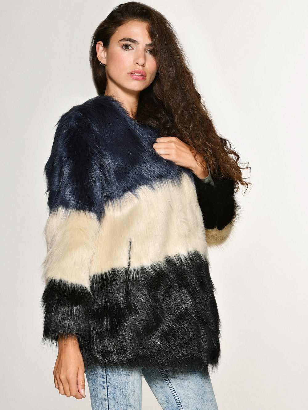 Maze Kunstfelljacke Damen