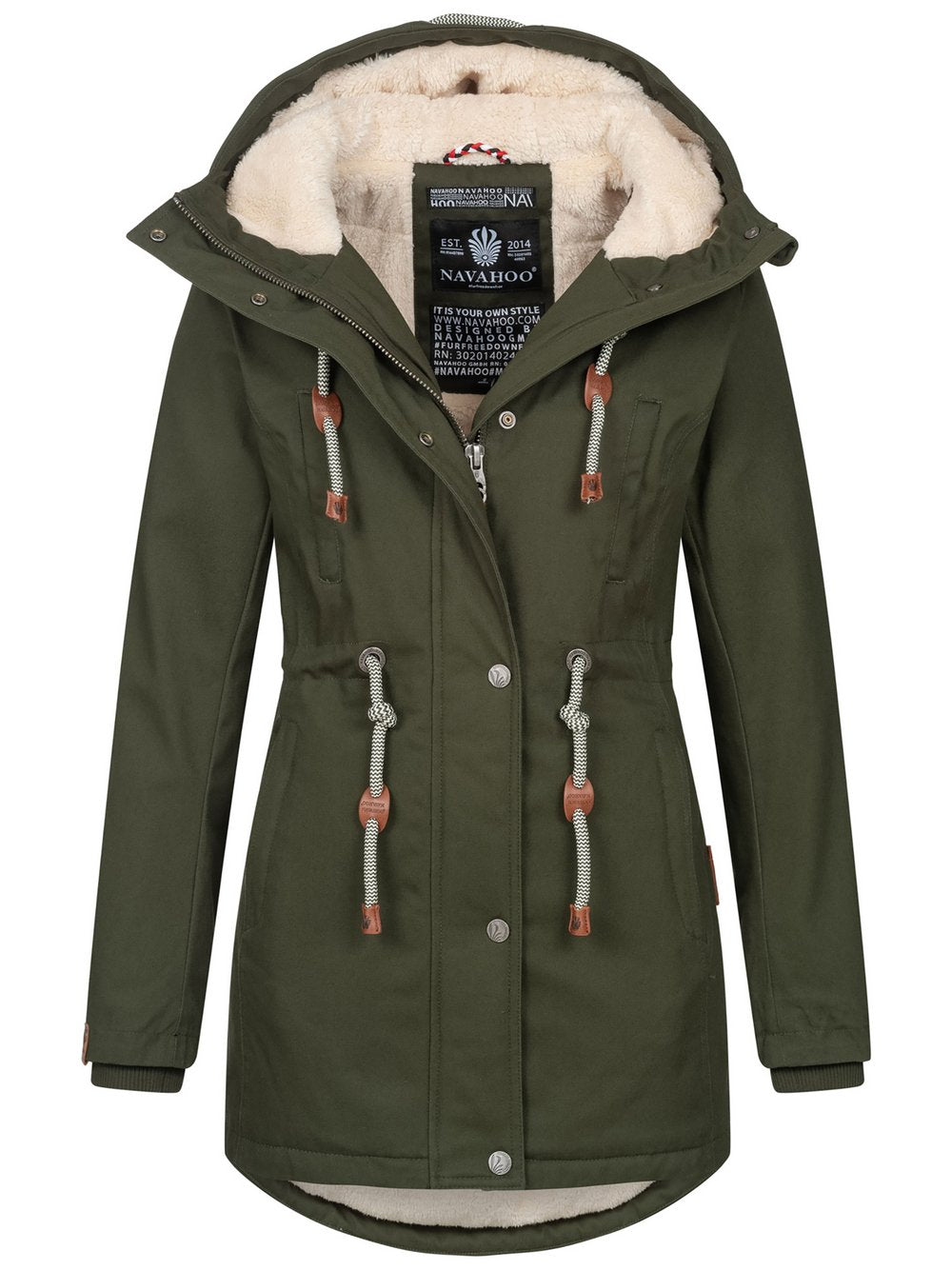 Navahoo Winterjacke Damen Baumwolle