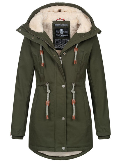 Navahoo Winterjacke Damen Baumwolle