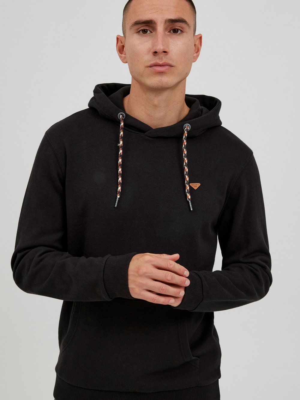 Indicode Hoodie Herren Baumwolle bedruckt