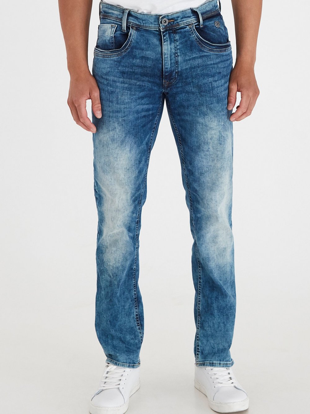 Indicode 5-Pocket-Jeans Herren Baumwolle