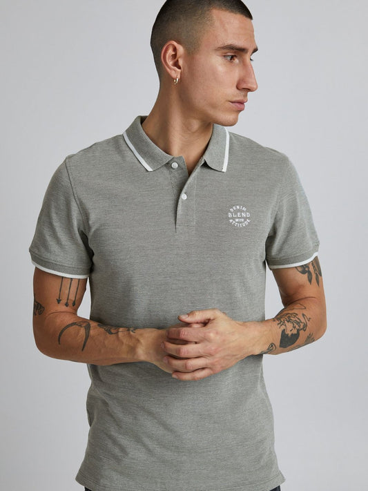 BLEND Poloshirt Herren Baumwolle