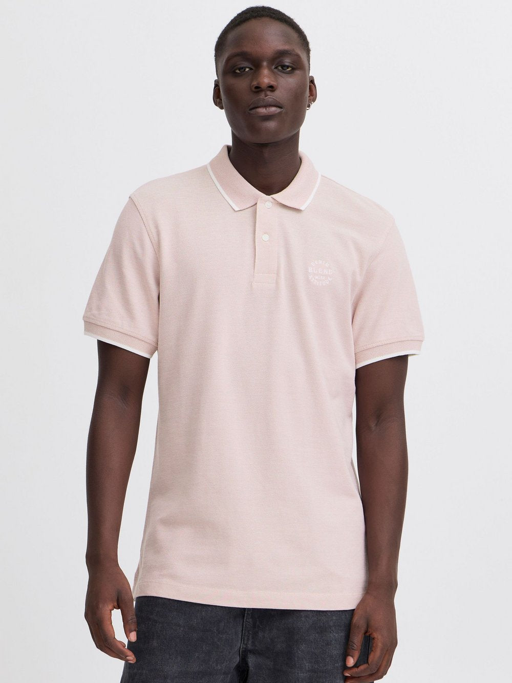 BLEND Poloshirt Herren Baumwolle