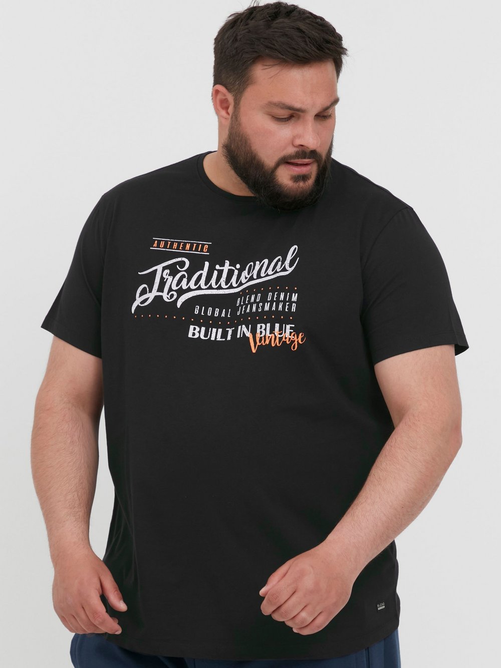 Indicode T-Shirt Herren Baumwolle bedruckt