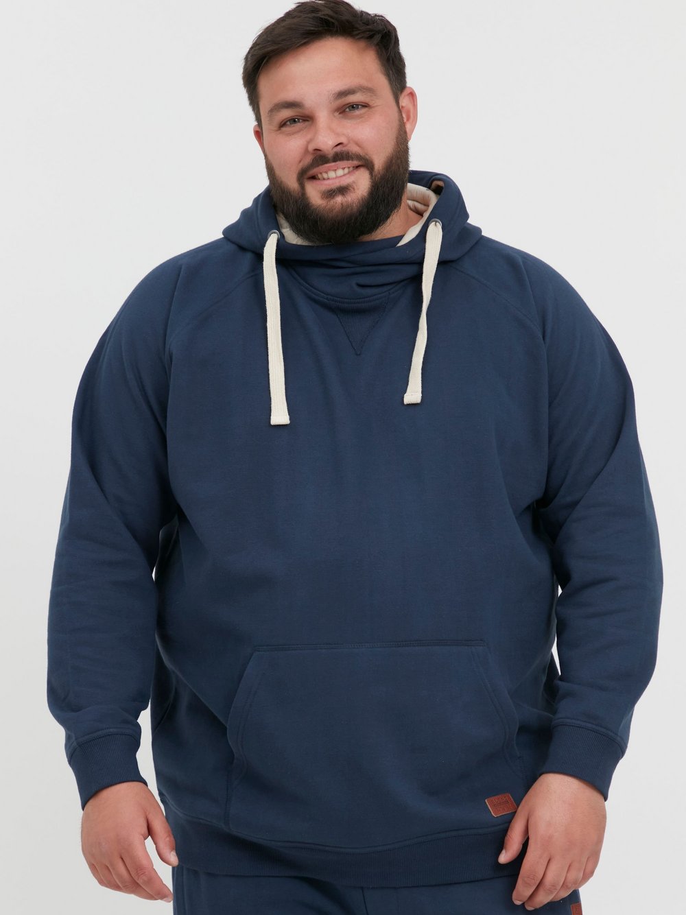 Indicode Hoodie Herren Baumwolle bedruckt