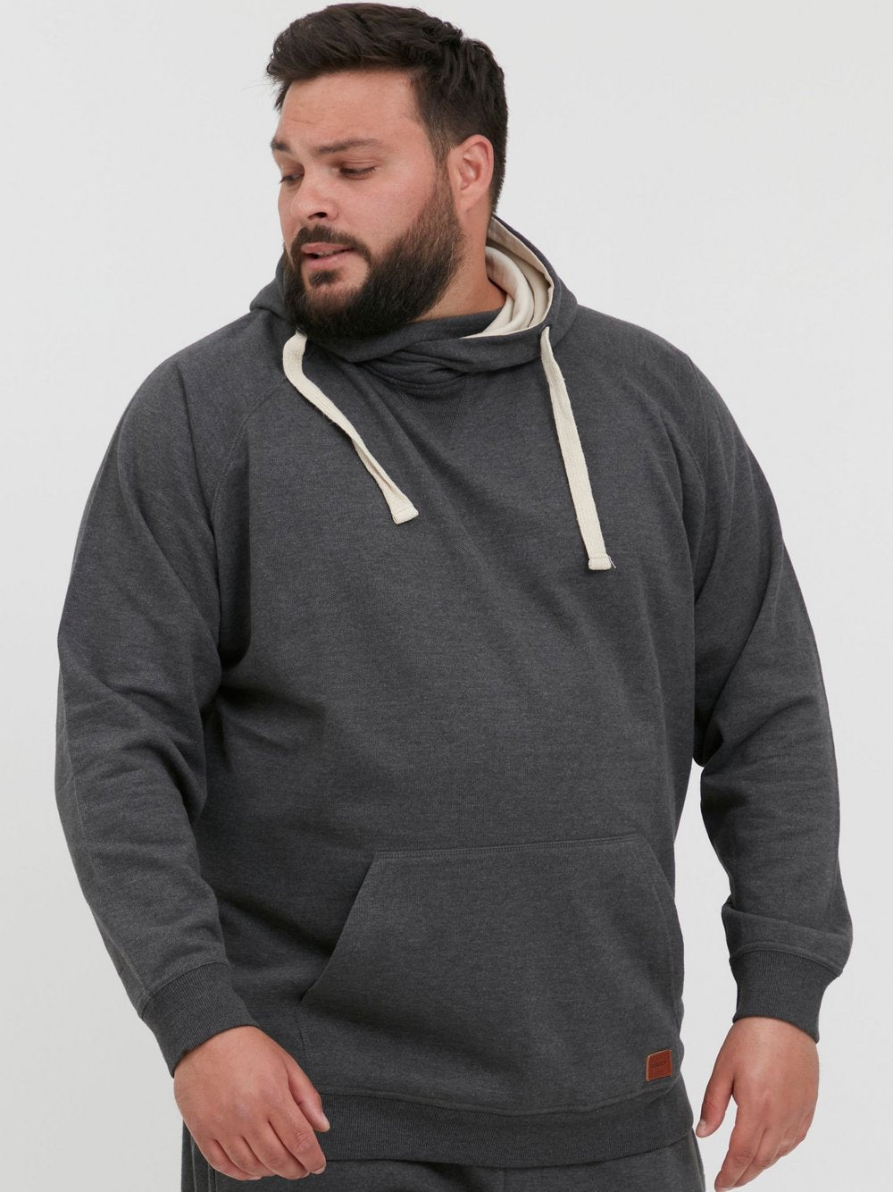 Indicode Hoodie Herren Baumwolle bedruckt