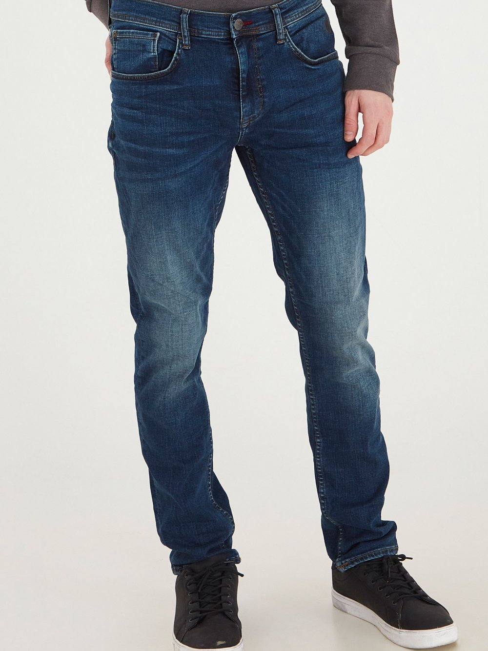 Indicode 5-Pocket-Jeans Herren Baumwolle
