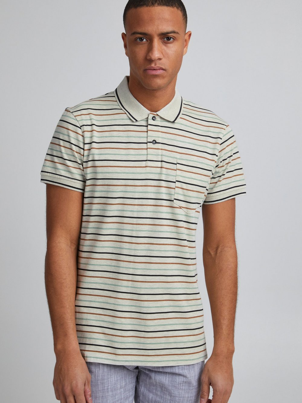 BLEND Poloshirt Herren Baumwolle