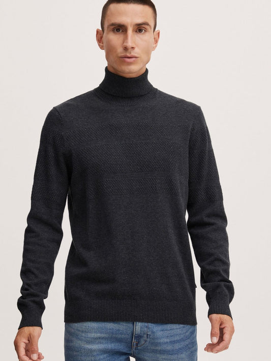 BLEND Rollkragenpullover Herren Baumwolle