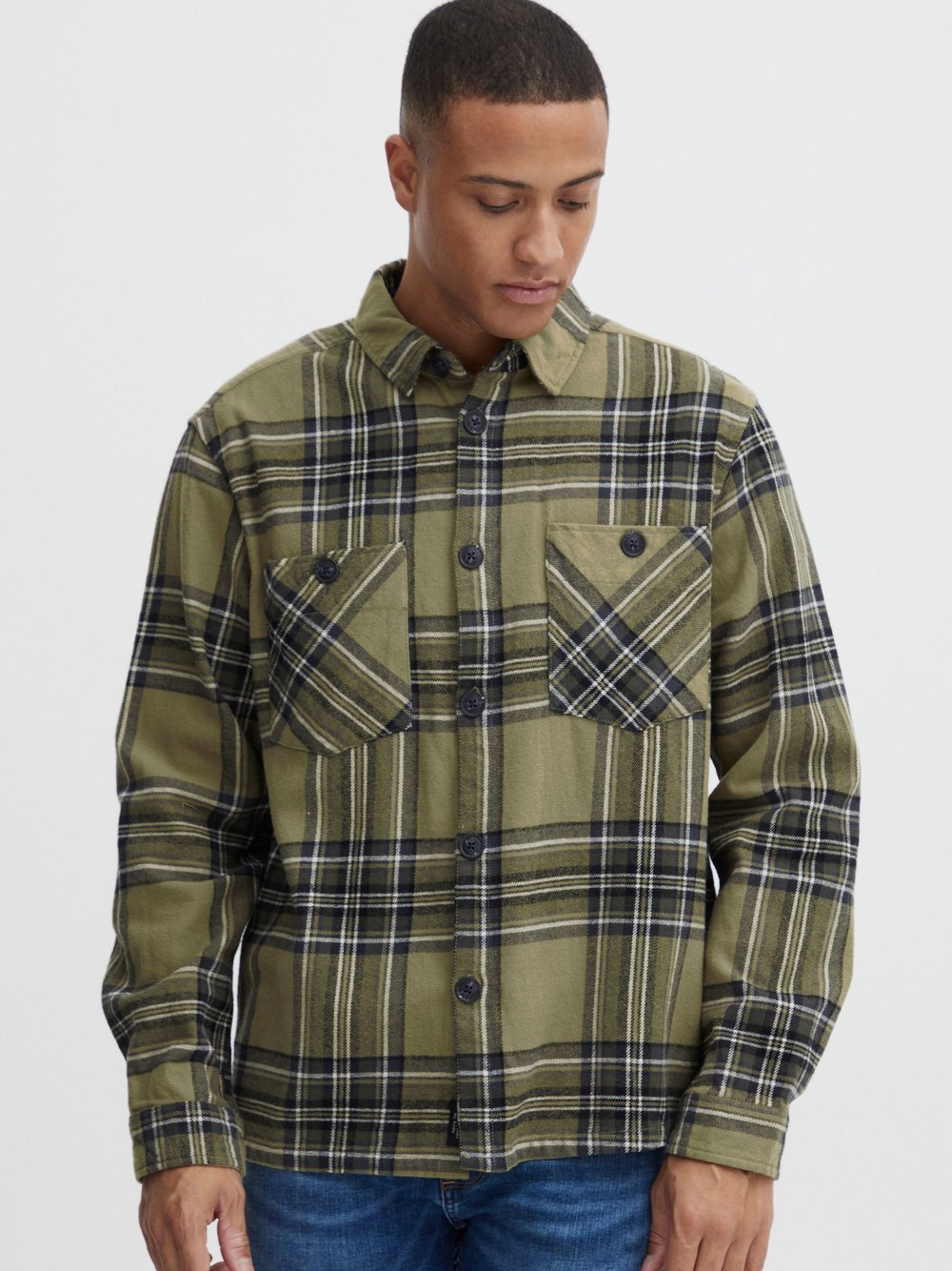 Indicode Fieldjacket Herren Baumwolle