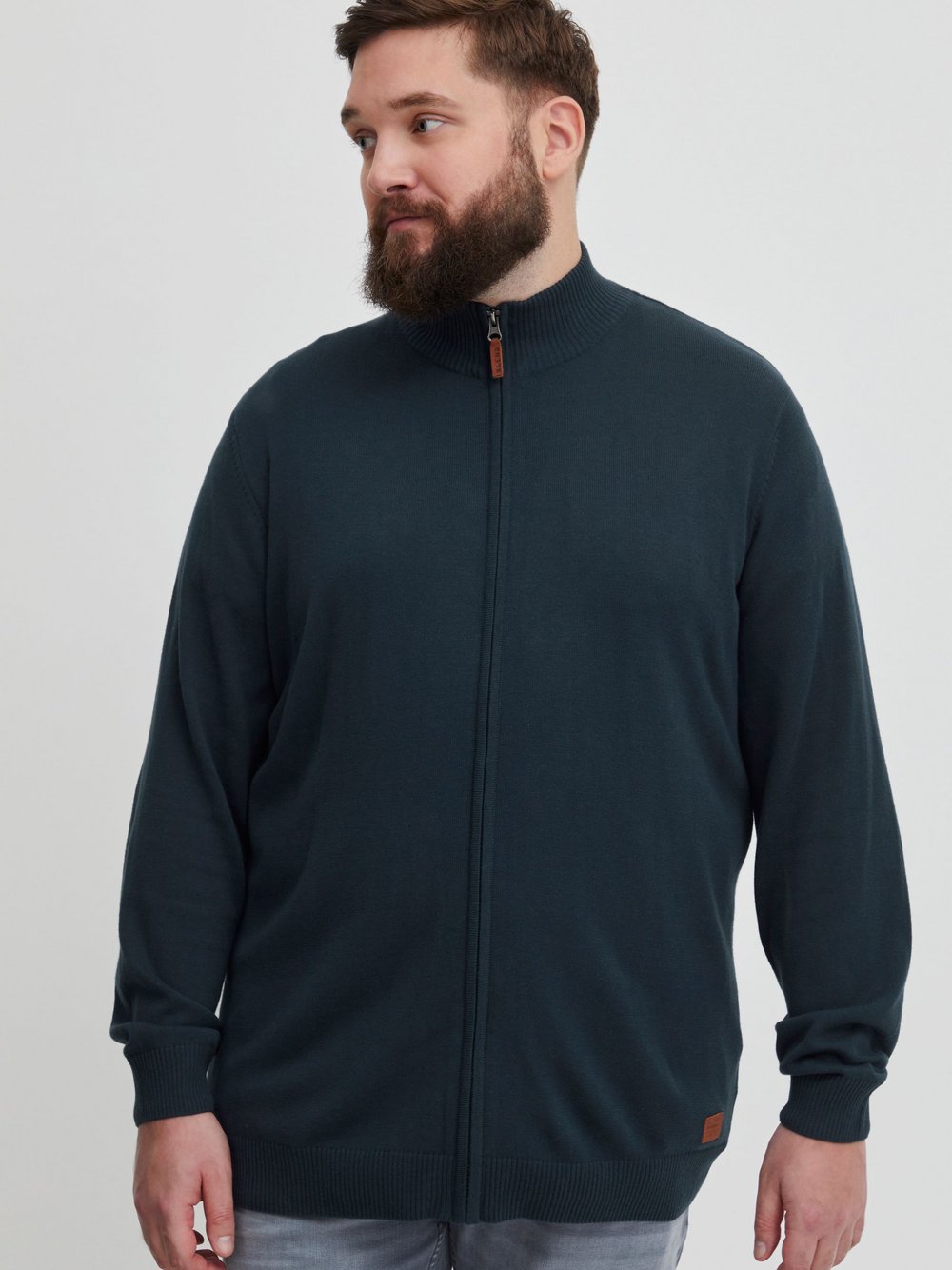 BLEND Strickjacke Herren Baumwolle gestreift