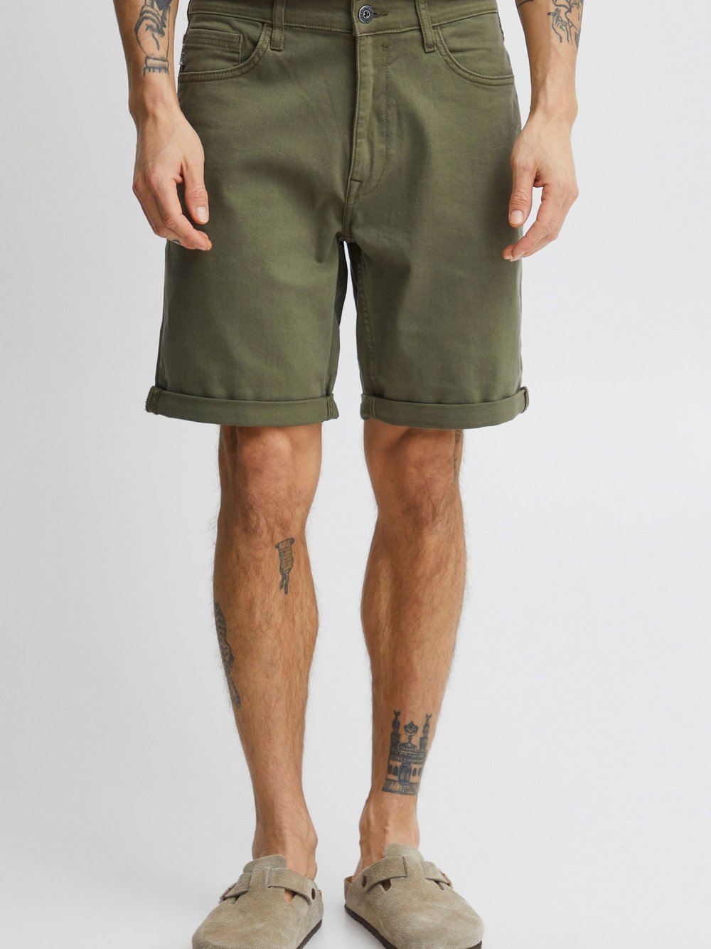 Indicode Jeansshorts Herren Baumwolle