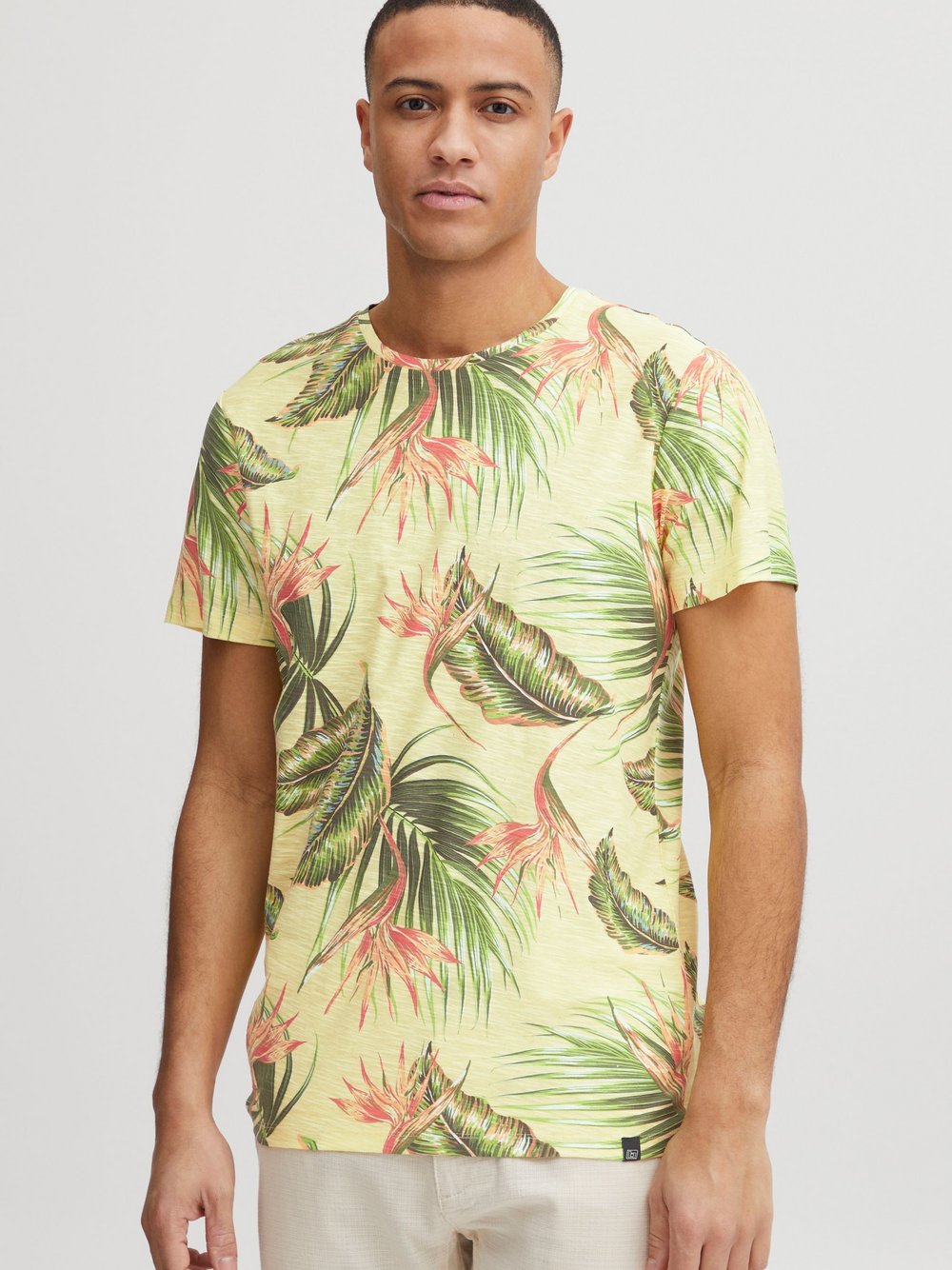 Indicode T-Shirt Herren Baumwolle bedruckt