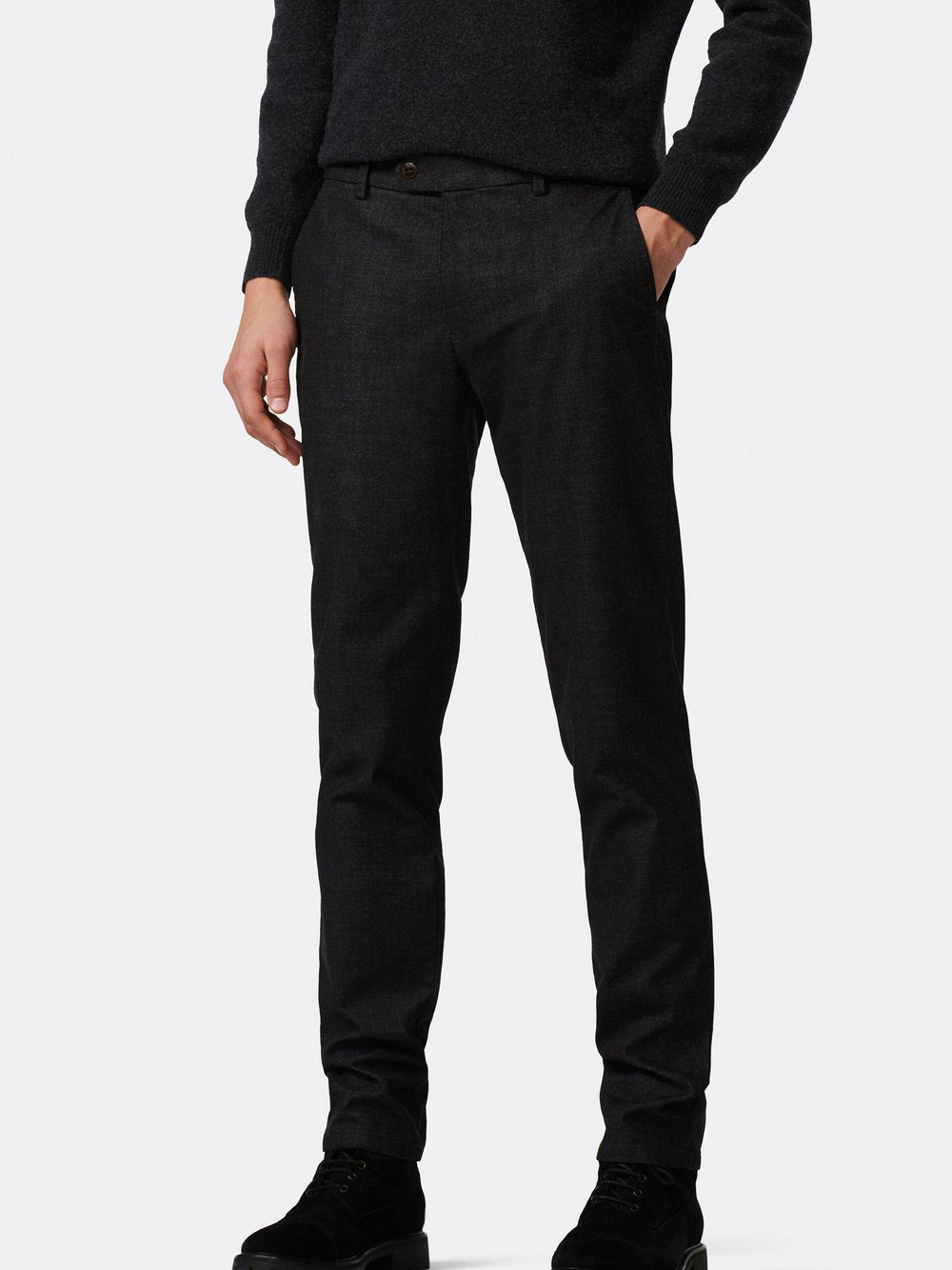 MMX Chino-Hose Herren Baumwolle meliert