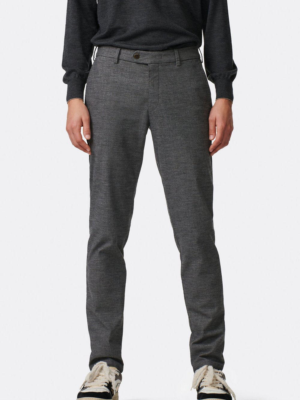 MMX Chino-Hose Herren Baumwolle meliert
