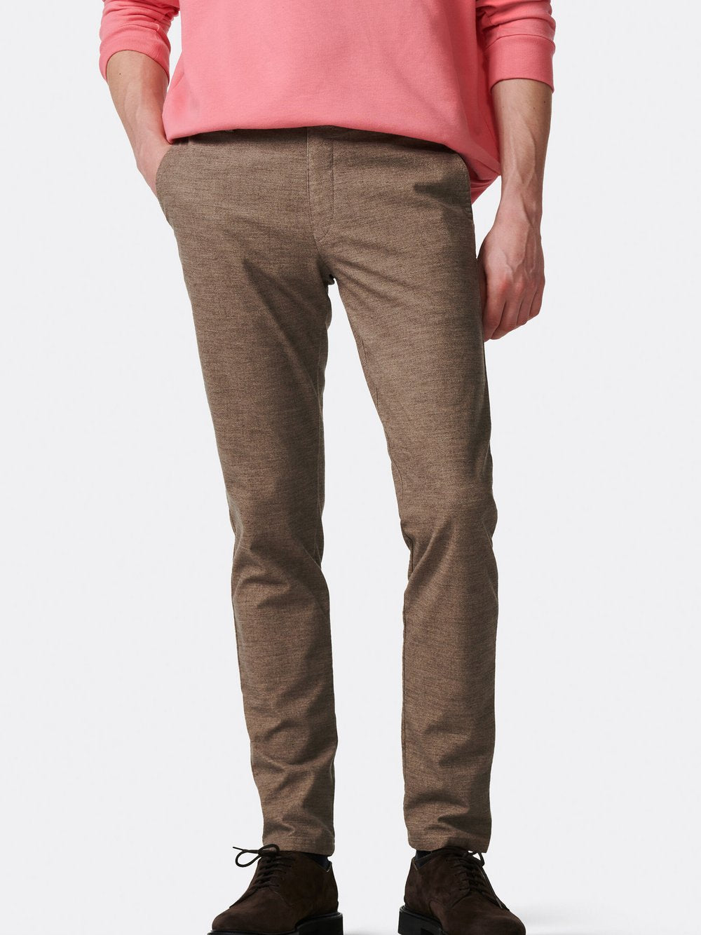 MMX Chino-Hose Herren Baumwolle meliert