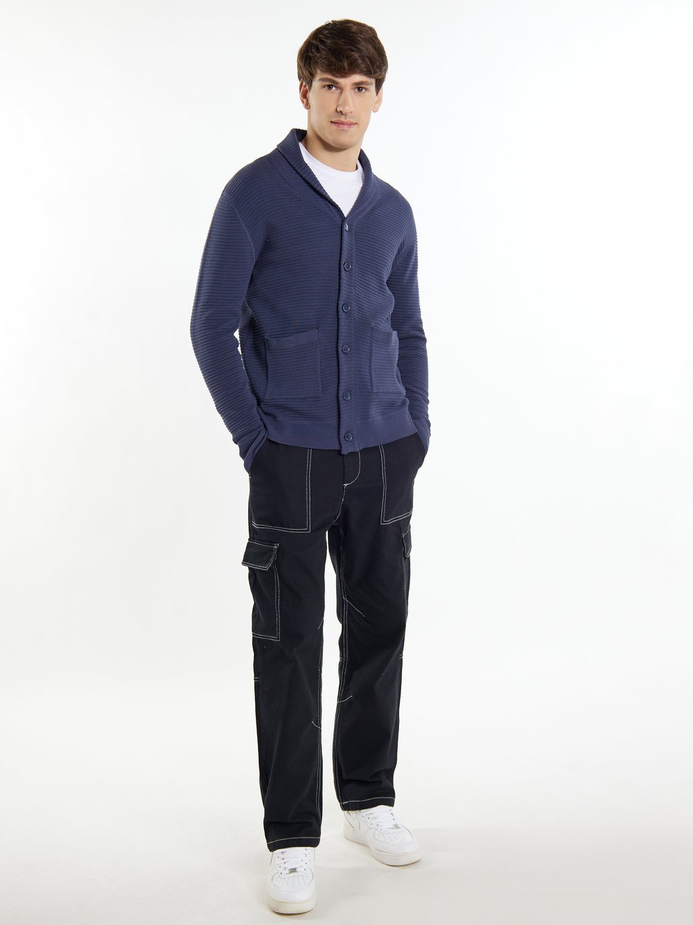 Mo Strickjacke Herren Baumwolle