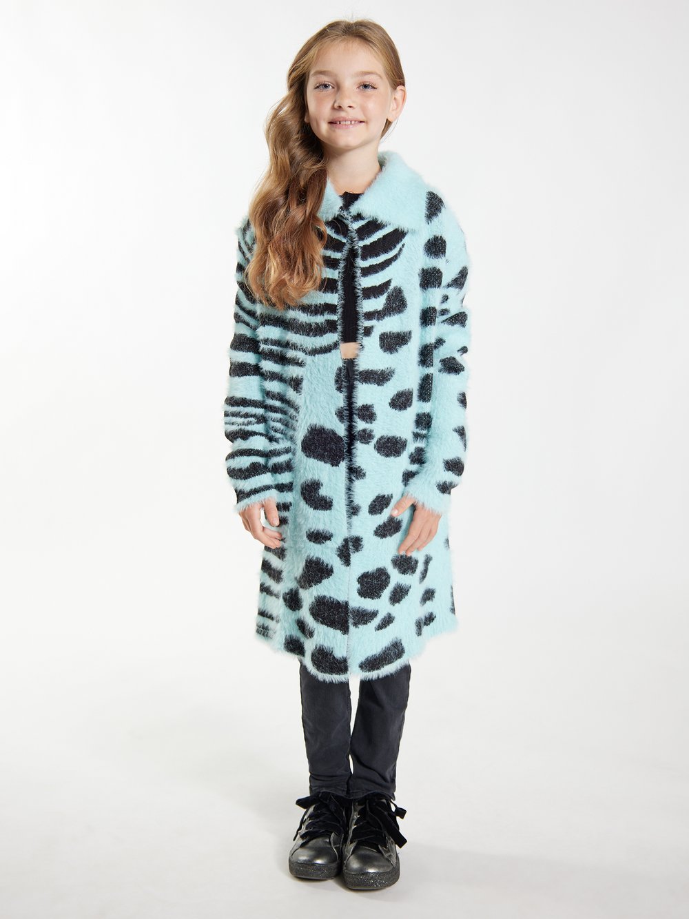 MyMo Strickcardigan Mädchen Polyamid bedruckt