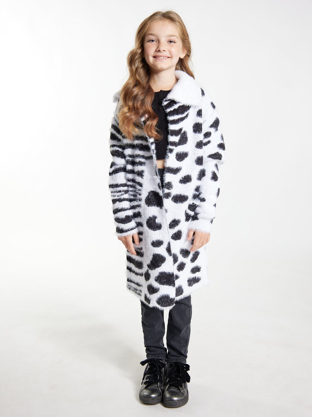 MyMo Strickcardigan Mädchen Polyamid bedruckt