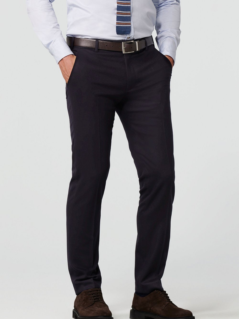 MEYER Chino-Hose Herren Wolle
