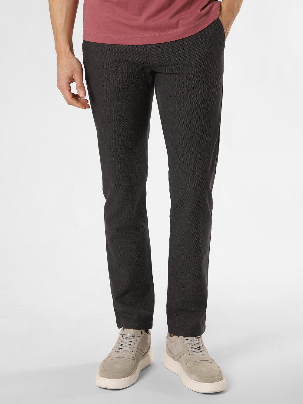 Bugatti Hose Herren Baumwolle strukturiert