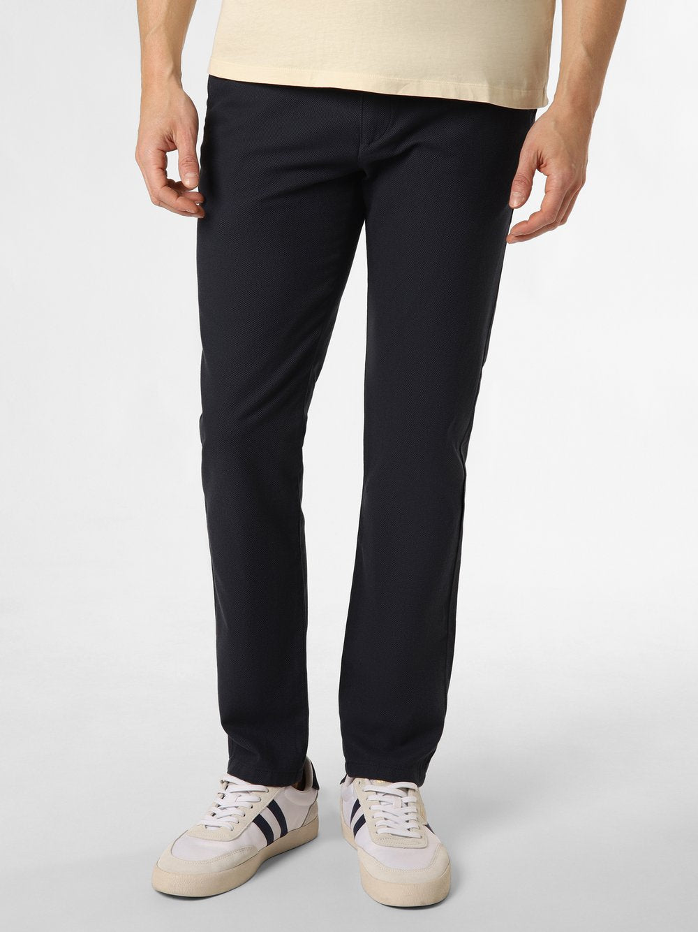 Bugatti Hose Herren Baumwolle strukturiert