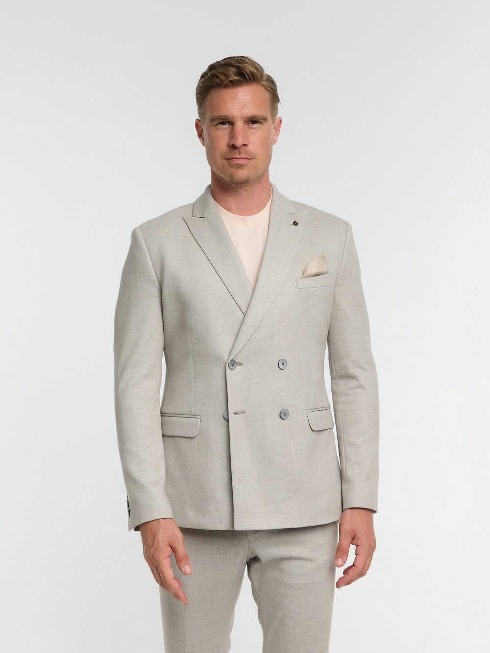 Zuitable Baukasten-Sakko Herren Slim Fit Jersey