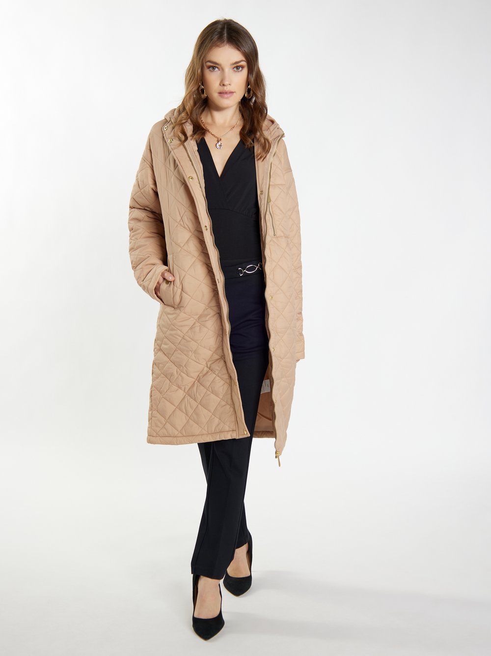 Faina Leichter Steppmantel Damen