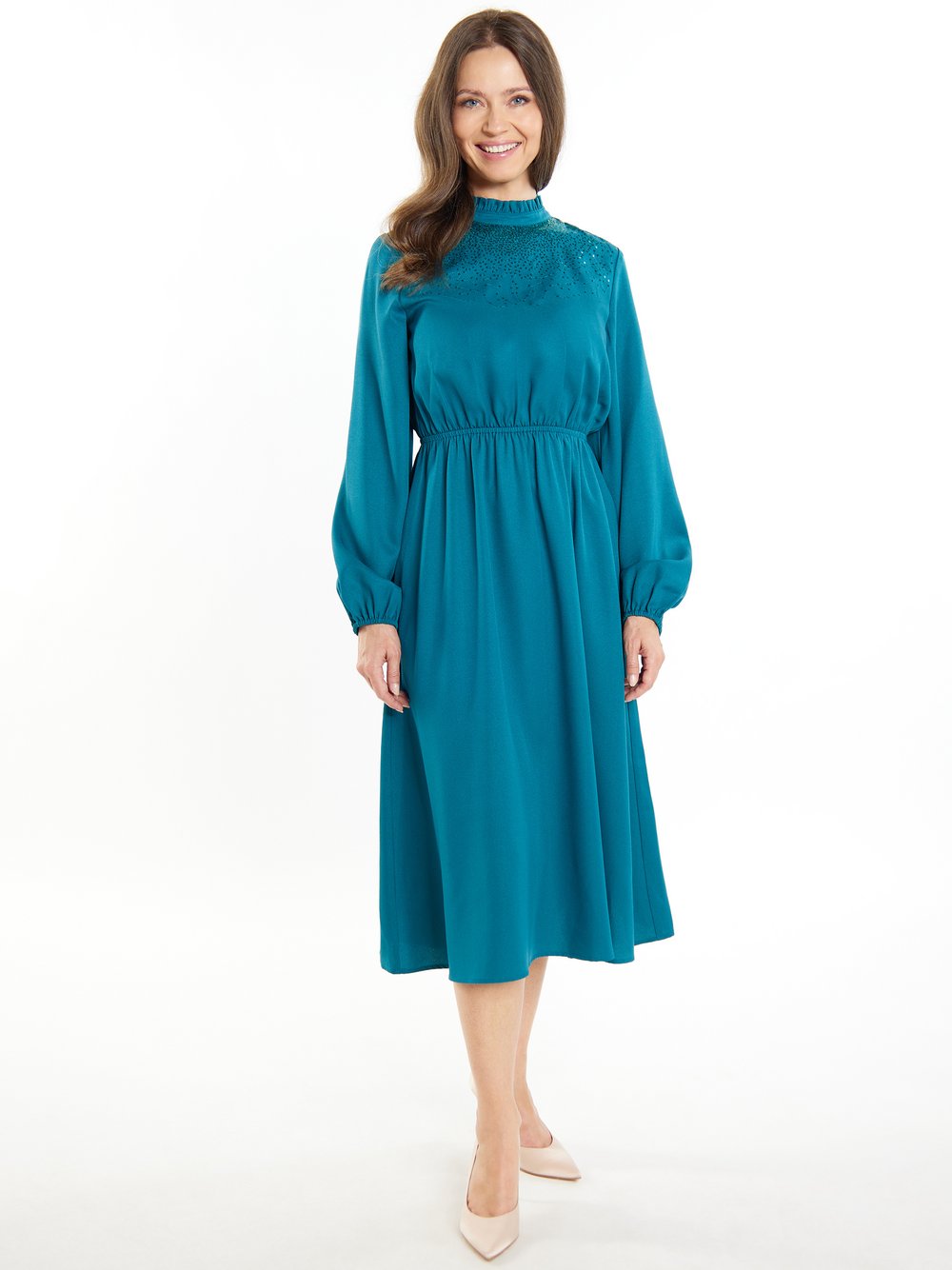 Usha Midikleid Damen