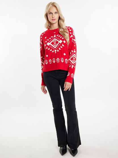 IZIA Zur Seite fahren Damen gemustert