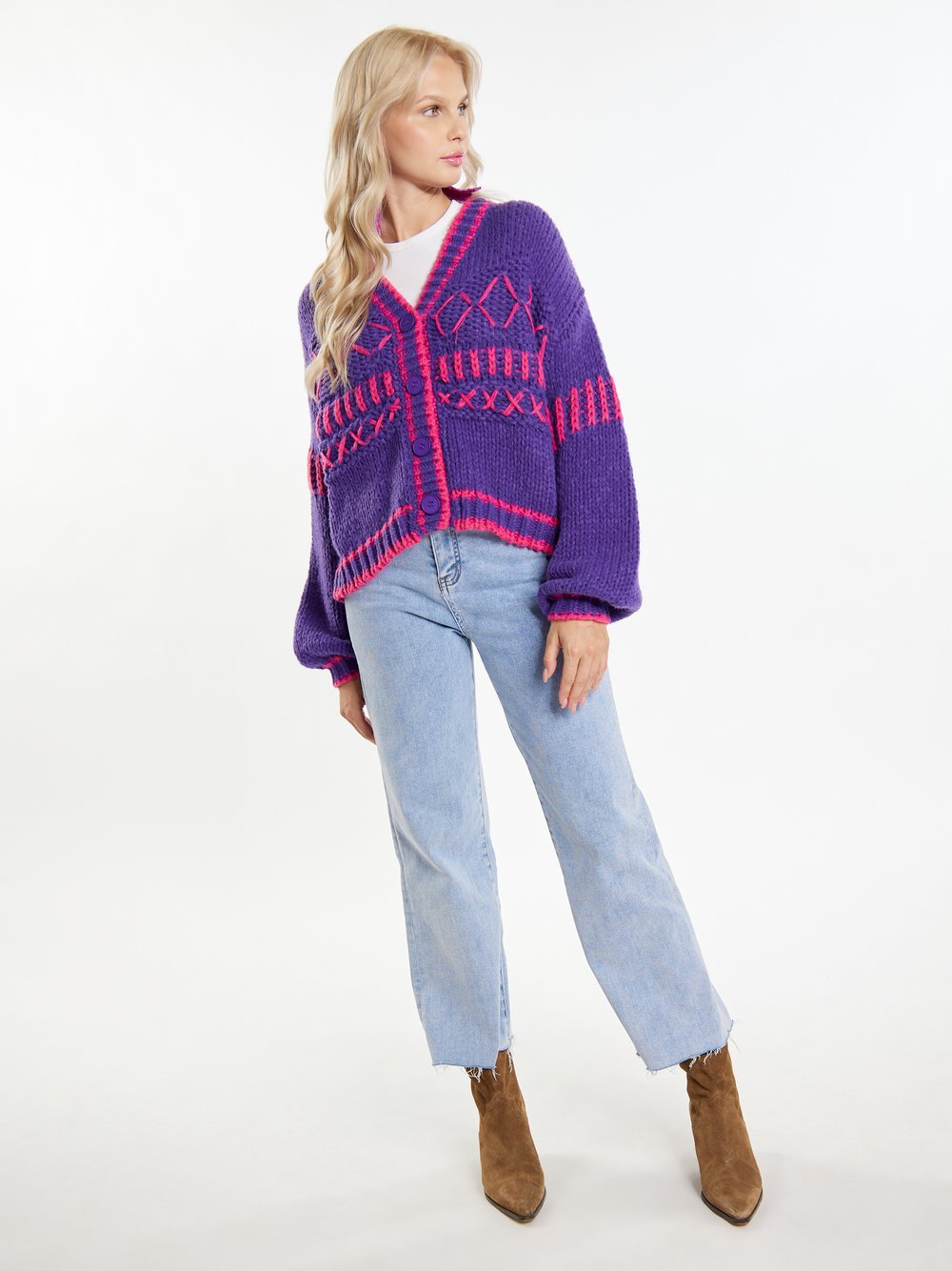 IZIA Strickjacke Damen