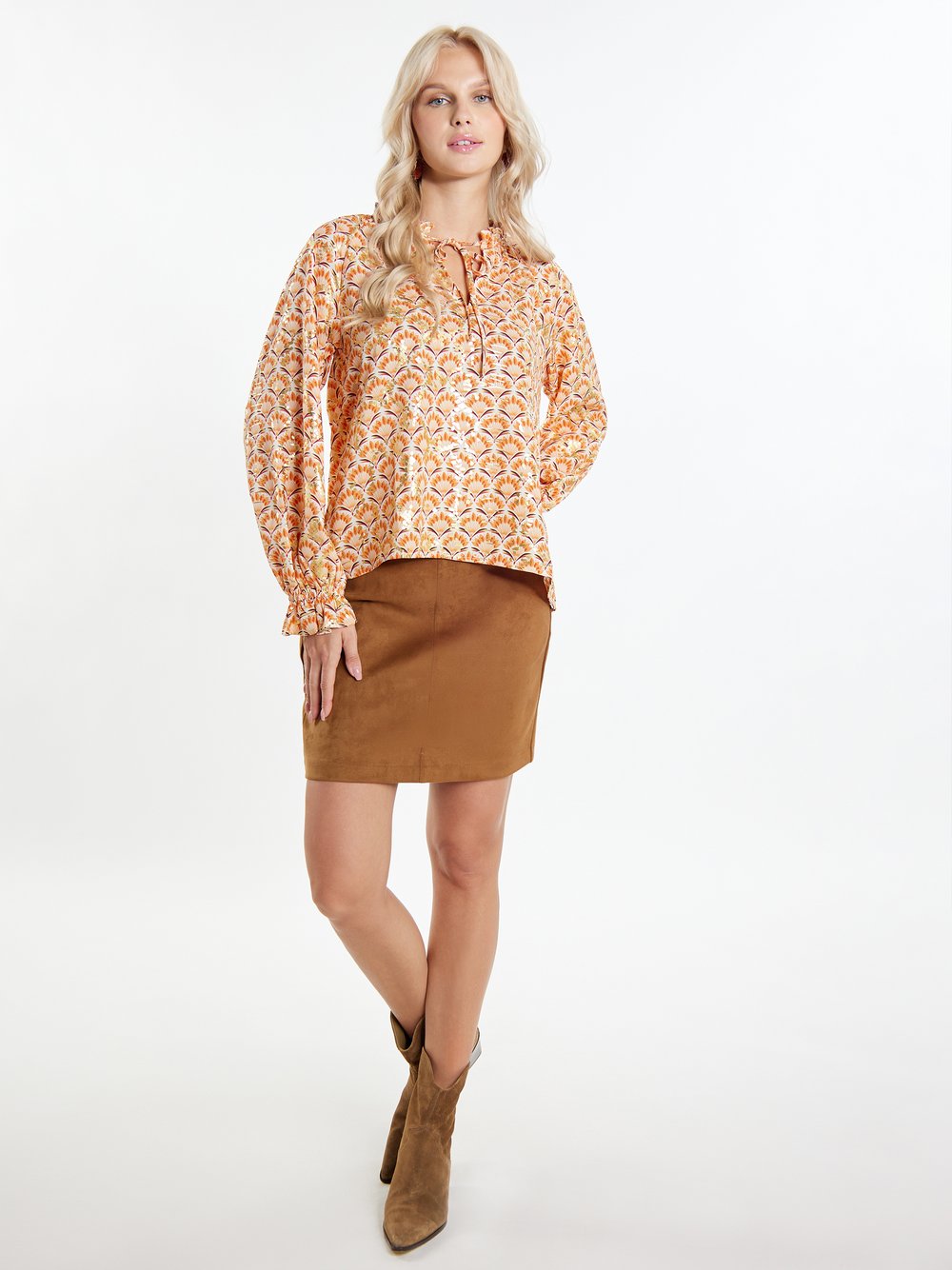 IZIA Bluse Damen bedruckt