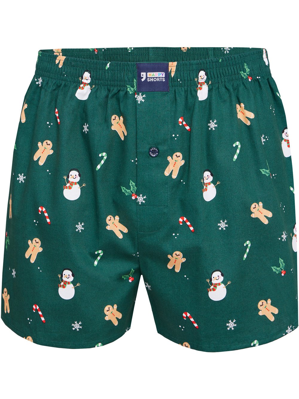 HAPPY SHORTS Pyjama Damen Jersey bedruckt