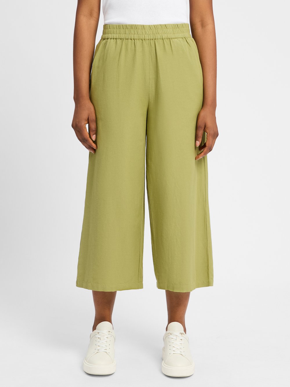 Vila Culottes mit Leinen-Anteil Damen Viskose
